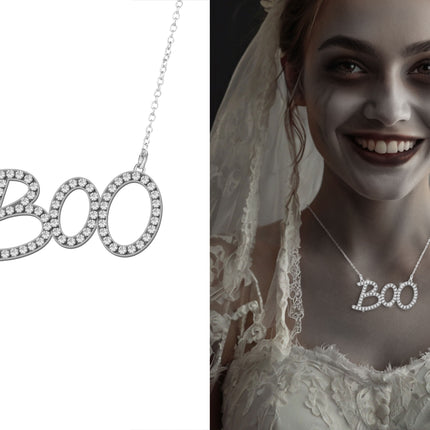 Collier d'Halloween Boo 5.5cm
