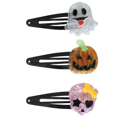 Épingles à cheveux d'Halloween en métal 3pcs