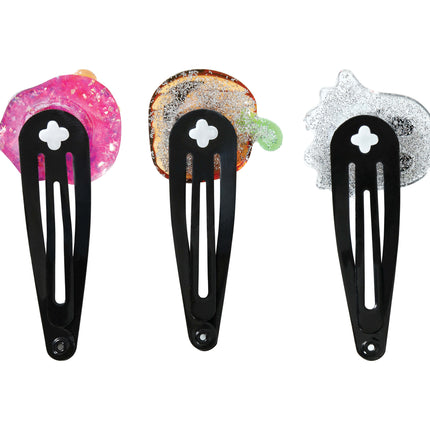 Épingles à cheveux d'Halloween en métal 3pcs