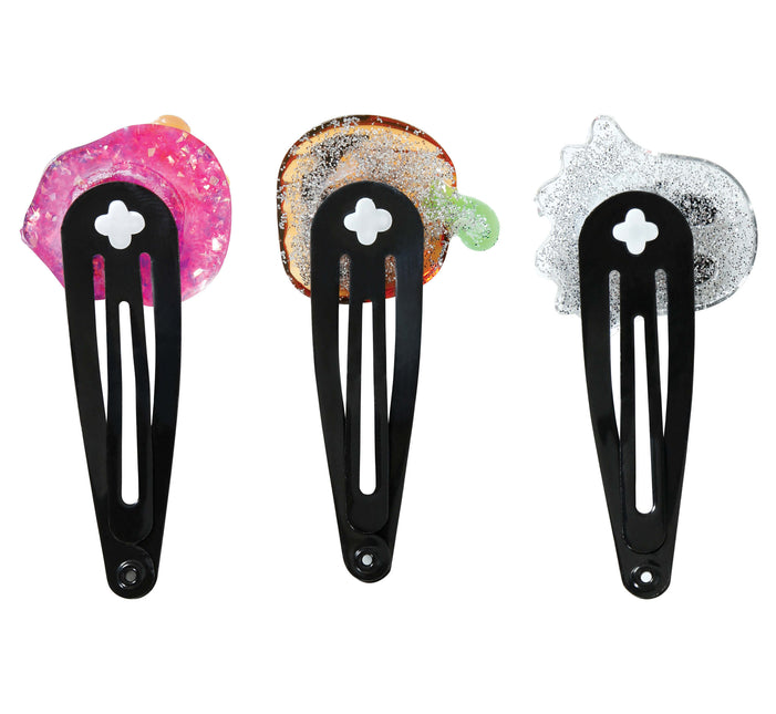 Épingles à cheveux d'Halloween en métal 3pcs