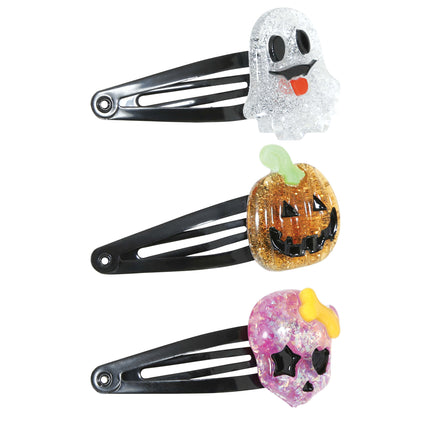 Épingles à cheveux d'Halloween en métal 3pcs