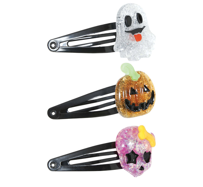 Épingles à cheveux d'Halloween en métal 3pcs