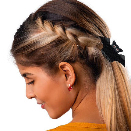 Barrette à cheveux chauve-souris 7cm