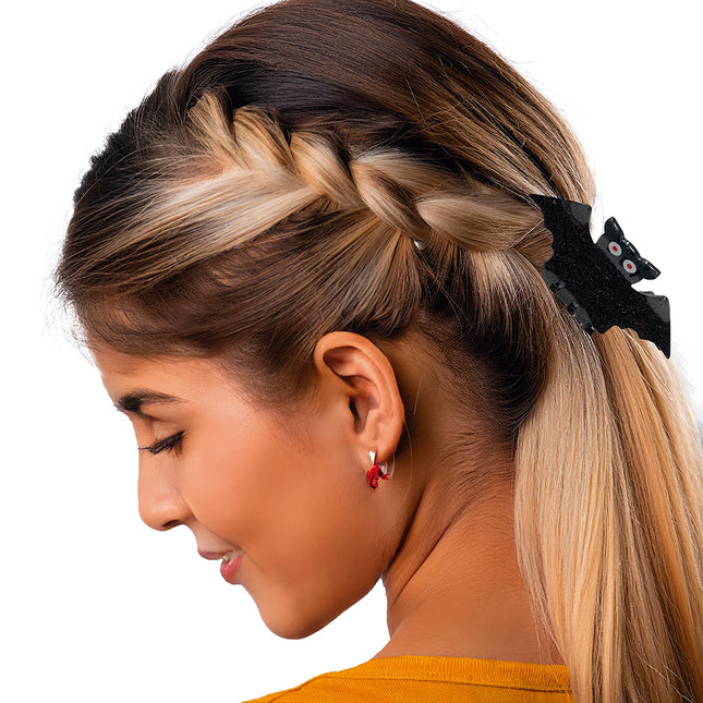 Barrette à cheveux chauve-souris 7cm