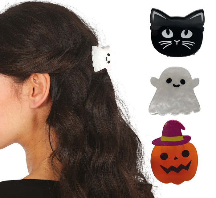 Pince à cheveux d'Halloween 3pcs