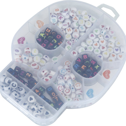 Kit de bricolage pour Halloween Fabrication de bracelets Lettres et chiffres