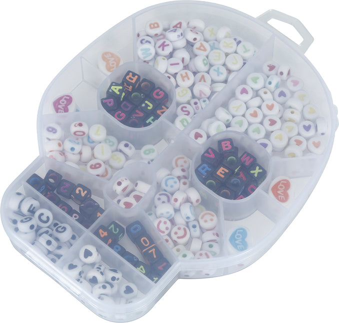 Kit de bricolage pour Halloween Fabrication de bracelets Lettres et chiffres