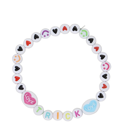 Kit de bricolage pour Halloween Fabrication de bracelets Lettres et chiffres