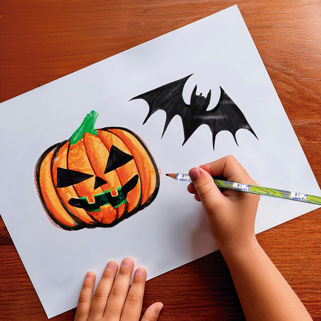 Crayons d'Halloween 18.5cm 12pcs