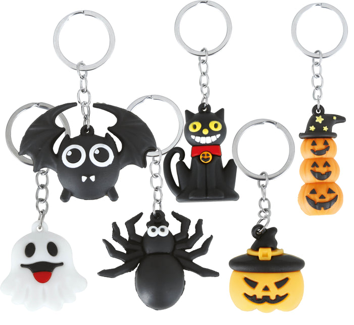 Cadeaux d'Halloween Porte-clés 4.5cm 6pcs