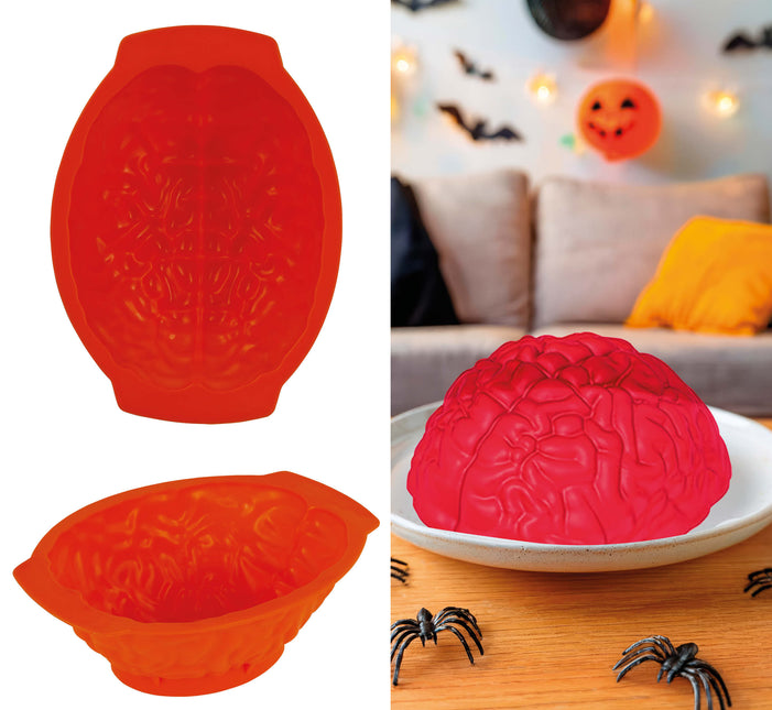 Moule à Chocolat Halloween Cerveau 24cm