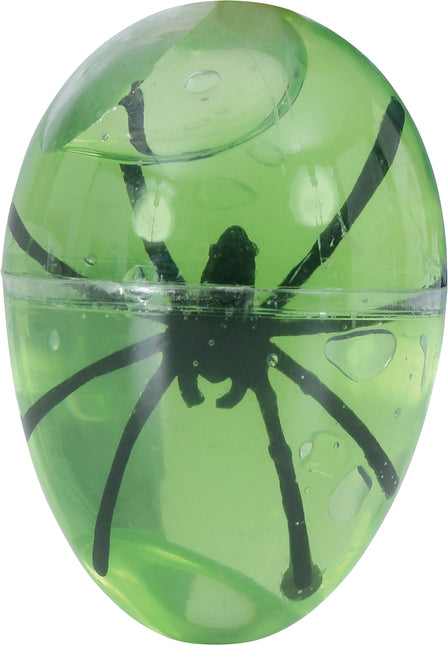 Oeufs d'Halloween avec araignée 6cm 12pcs