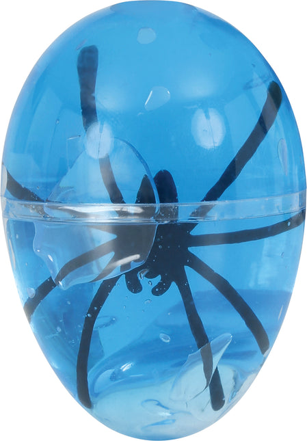 Oeufs d'Halloween avec araignée 6cm 12pcs