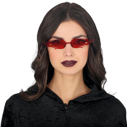 Lunettes d'Halloween Red Fire