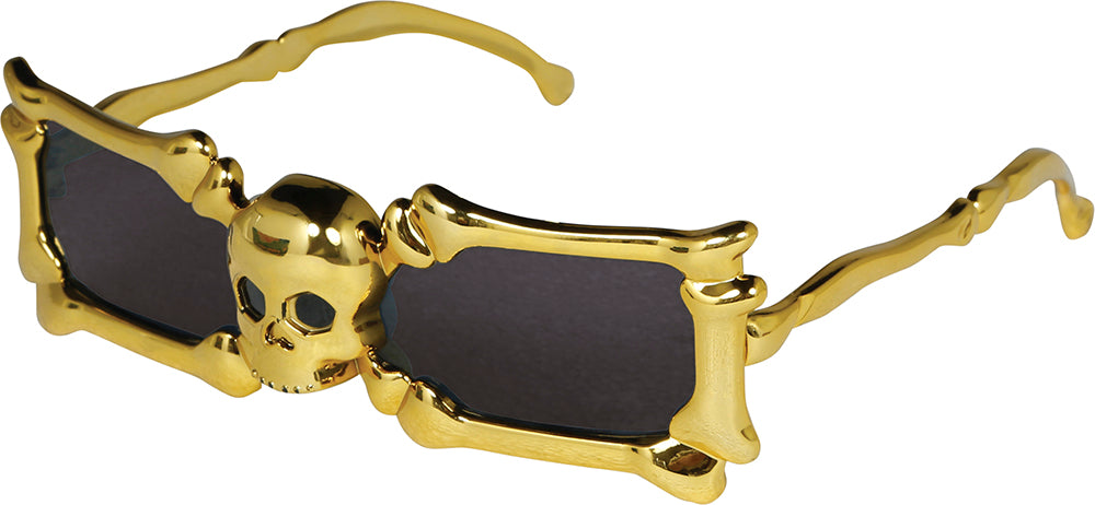 Lunettes dorées Squelette