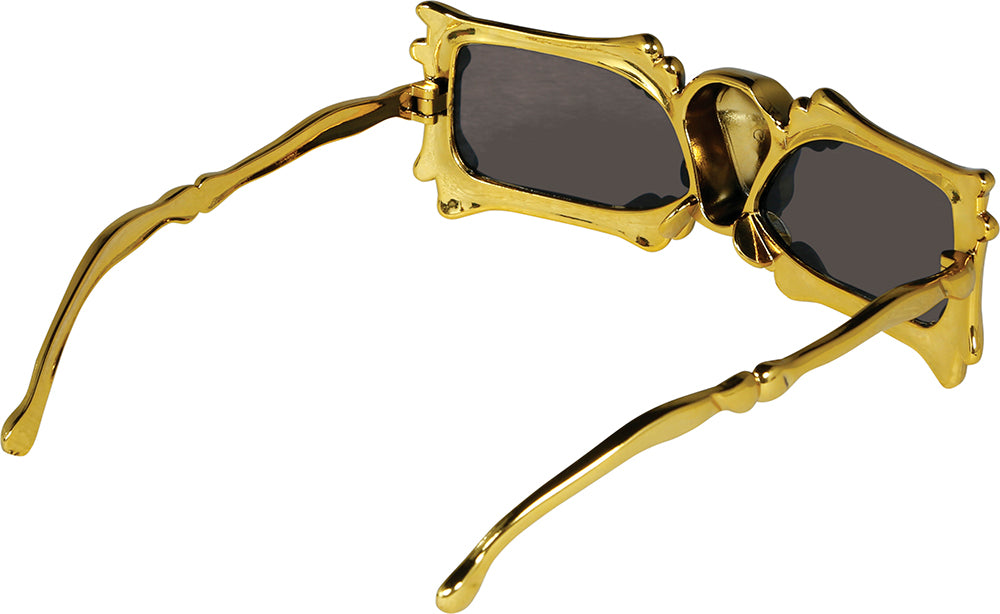 Lunettes dorées Squelette