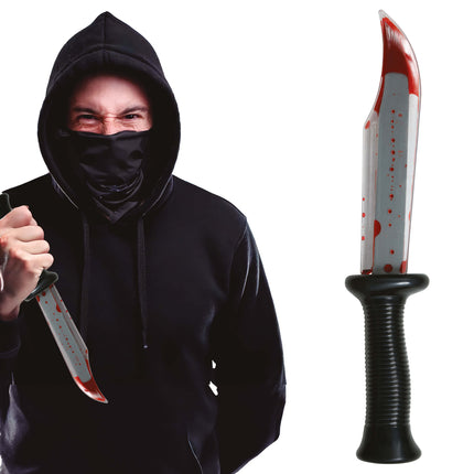 Faux couteau d'Halloween 34cm