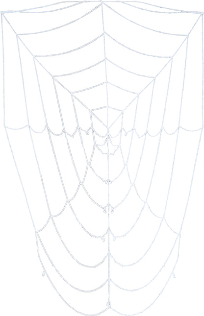 Toile d'araignée blanche 2.1m