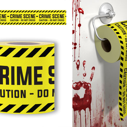 Papier hygiénique d'Halloween Scène de crime 2pcs