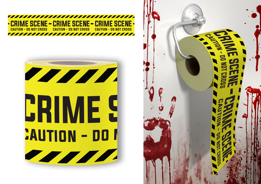 Papier hygiénique d'Halloween Scène de crime 2pcs