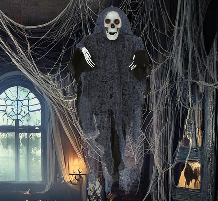 Halloween Poupée Squelette Avec Tunique 40cm