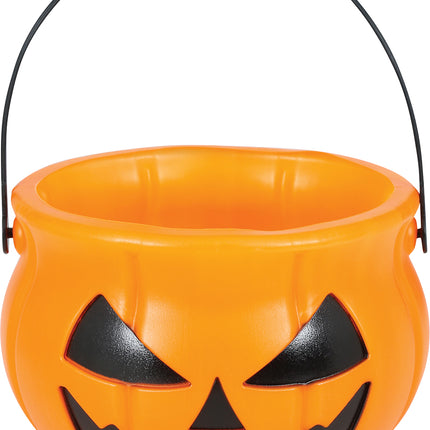 Seau d'Halloween Citrouille 11cm