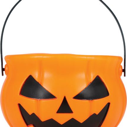 Seau d'Halloween Citrouille 11cm
