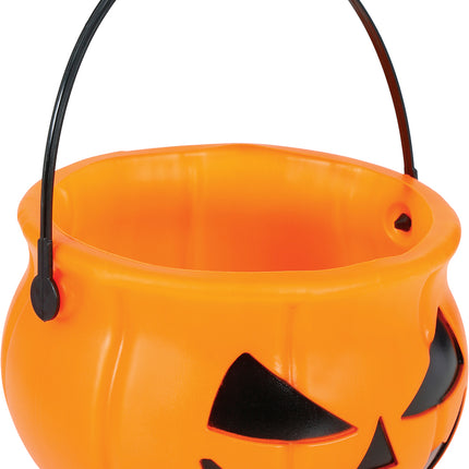 Seau d'Halloween Citrouille 11cm