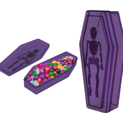 Bol à bonbons d'Halloween violet 19cm
