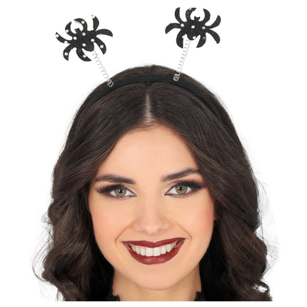 Araignées noires en bandeau