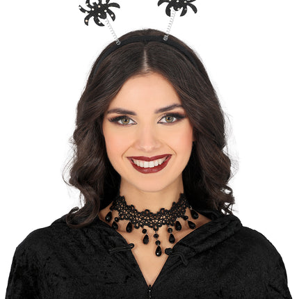 Araignées noires en bandeau