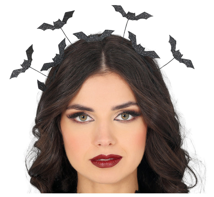 Bandeau d'Halloween Chauves-souris noires