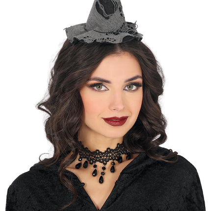 Bandeau d'Halloween Chapeau de sorcière Mini