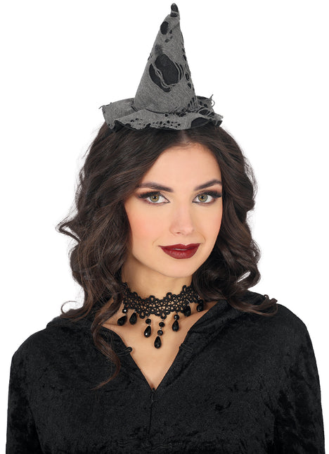 Bandeau d'Halloween Chapeau de sorcière Mini