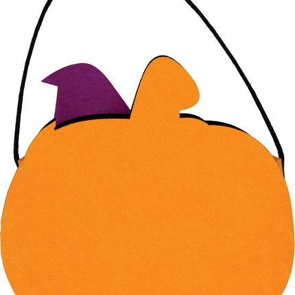 Panier d'Halloween Citrouille 16cm