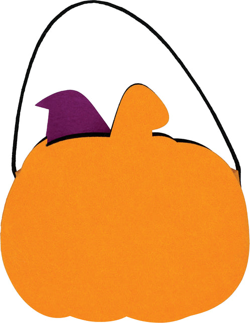 Panier d'Halloween Citrouille 16cm