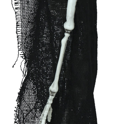 Squelette d'Halloween avec chapeau 47cm