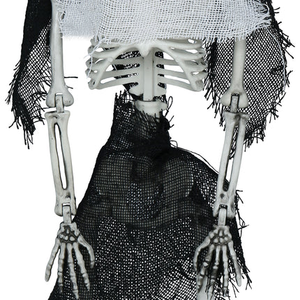 Squelette d'Halloween avec capuche 45cm