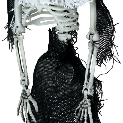 Squelette d'Halloween avec capuche 45cm