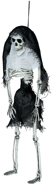 Squelette d'Halloween avec capuche 45cm