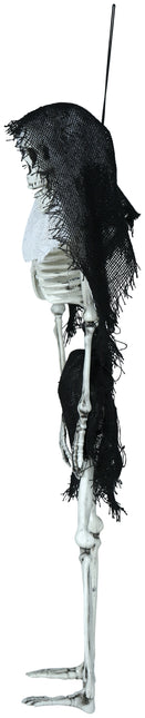 Squelette d'Halloween avec capuche 45cm