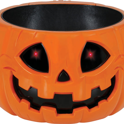 Halloween Bowl Pumpkin Light, Sound And Motion 15cm