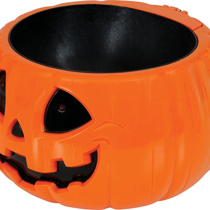 Halloween Bowl Pumpkin Light, Sound And Motion 15cm