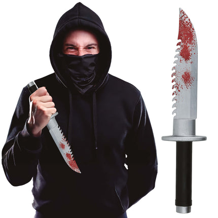 Halloween Fausse Machette Sanglante 33cm