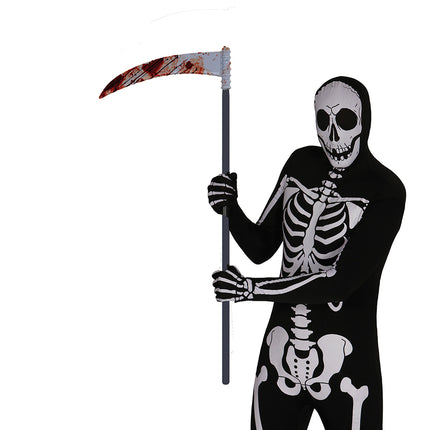 Halloween Faux Scythe Sanglant 95cm