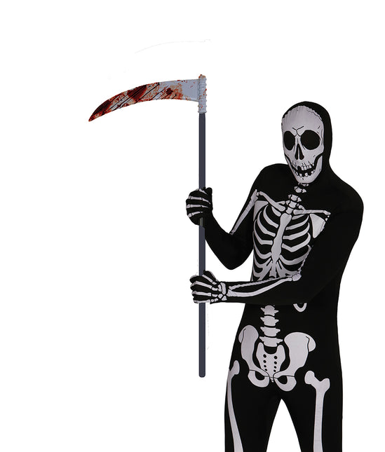 Halloween Faux Scythe Sanglant 95cm
