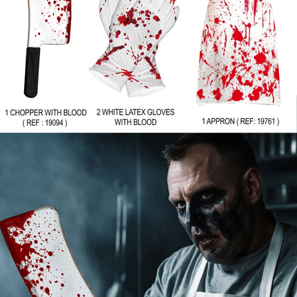 Ensemble d'accessoires d'Halloween 3 pièces