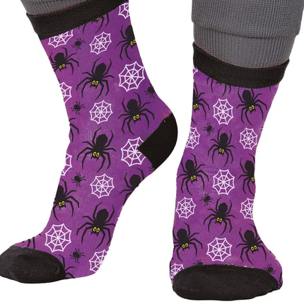 Chaussettes d'Halloween Araignées