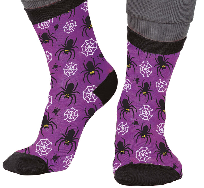 Chaussettes d'Halloween Araignées