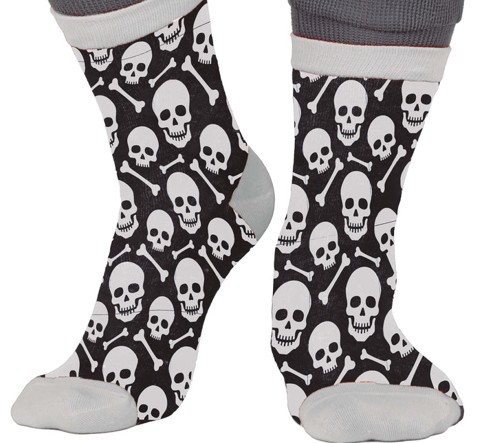 Chaussettes d'Halloween Crânes